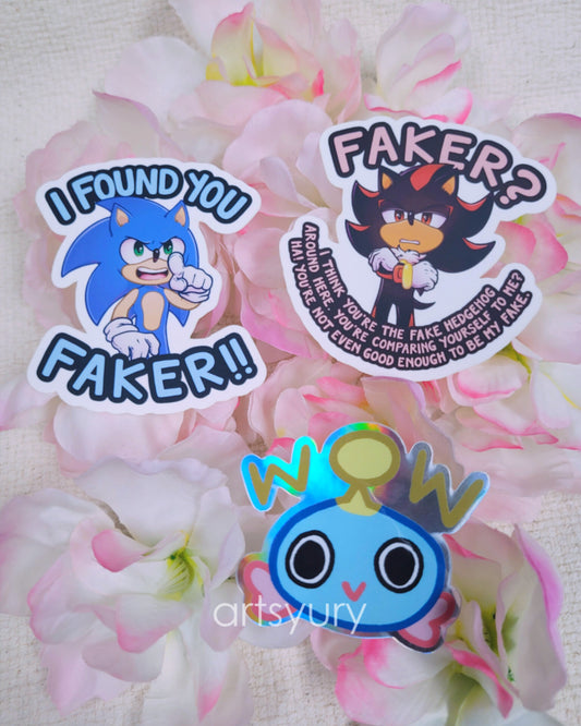Sticker Set: Sonic & Shadow Faker