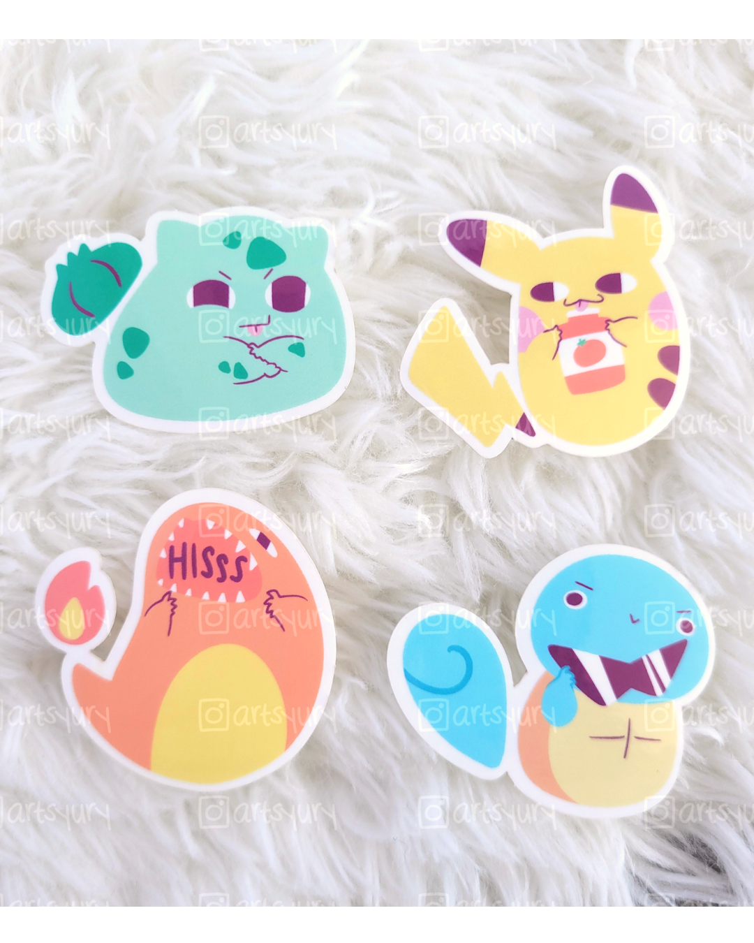 Sticker Set: Derpy Pokemon